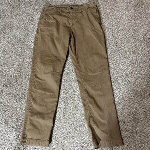 American Eagle Pants Mens 31x32 Brown Flex Chino Khaki Casual Straight